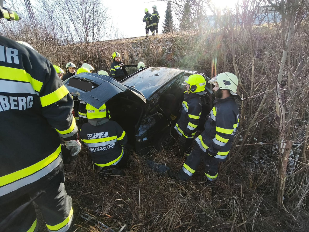 Verkehrsunfall Bad Gleichenberg - Einsatz FF Bairisch Kölldorf