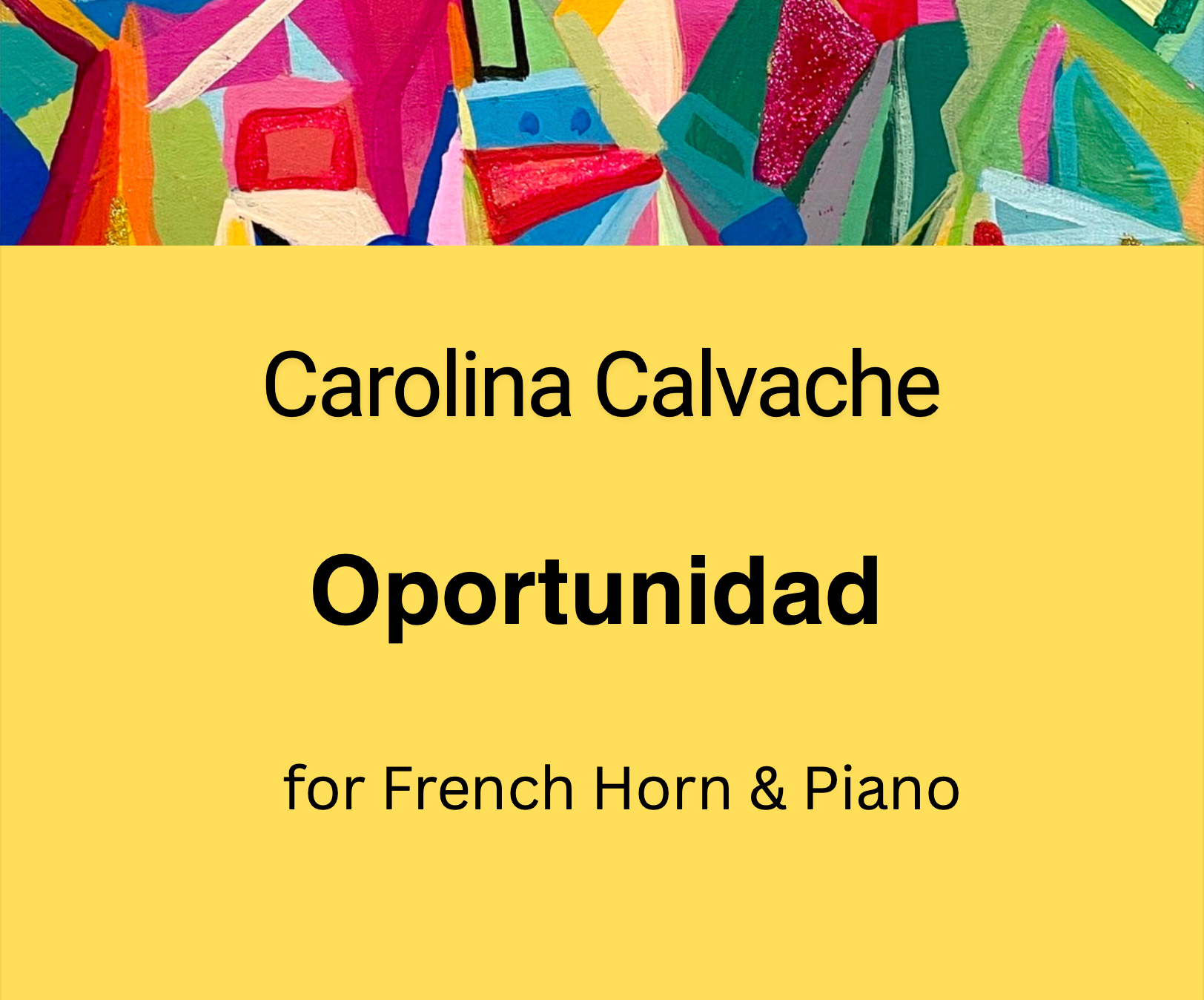 Oportunidad - PDF Score for Horn & Piano