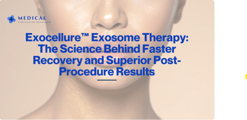 Exocellure™ regenerative skincare system featuring facial lipid serum and recovery mask for post-treatment skin recovery