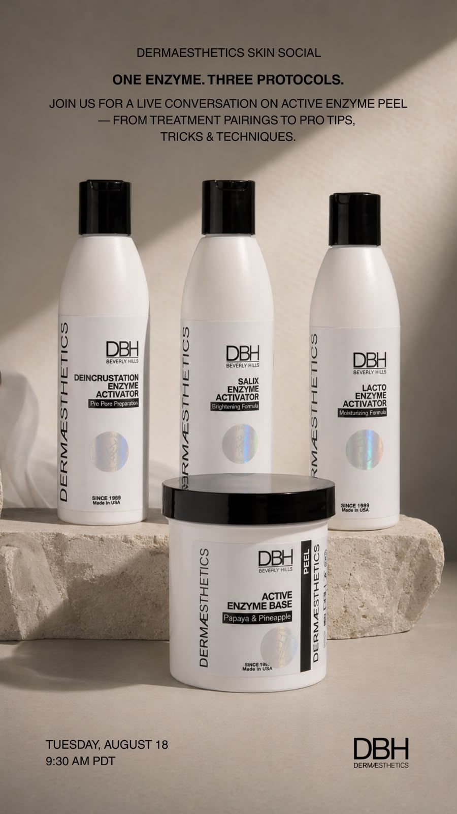 Dermaesthetics Skin Social: Active Enzyme Peel