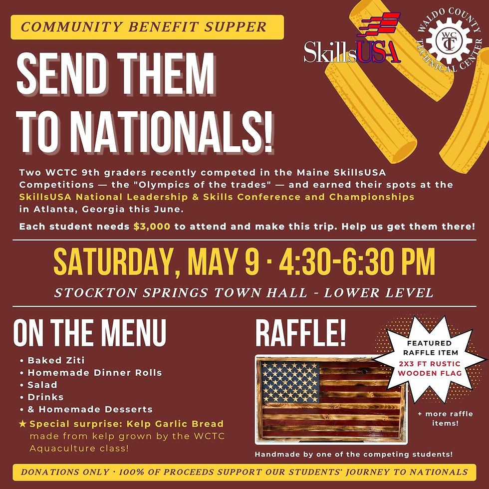 SkillsUSA Benefit Supper!