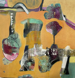 Acrylic painting entitled Ambrosia