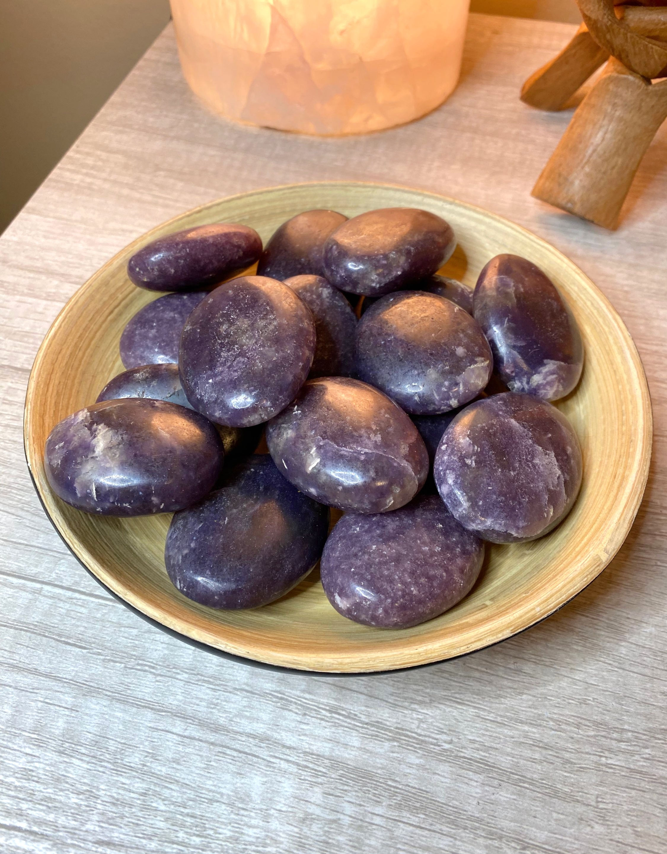Lepidolite Palmstone