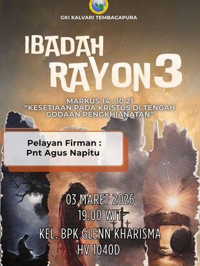 Ibadah Rayon 3 - 3 Maret 2026