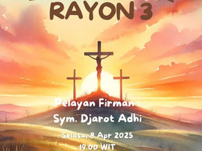 Ibadah Rayon 3 - 8 April 2025