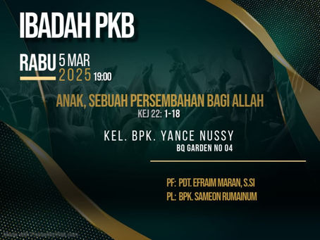 Ibadah PKB - 5 Maret 2025