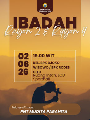 Ibadah Rayon 2 dan 4 - 2 Juni 2026