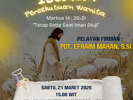 Ibadah PW - 21 Maret 2026