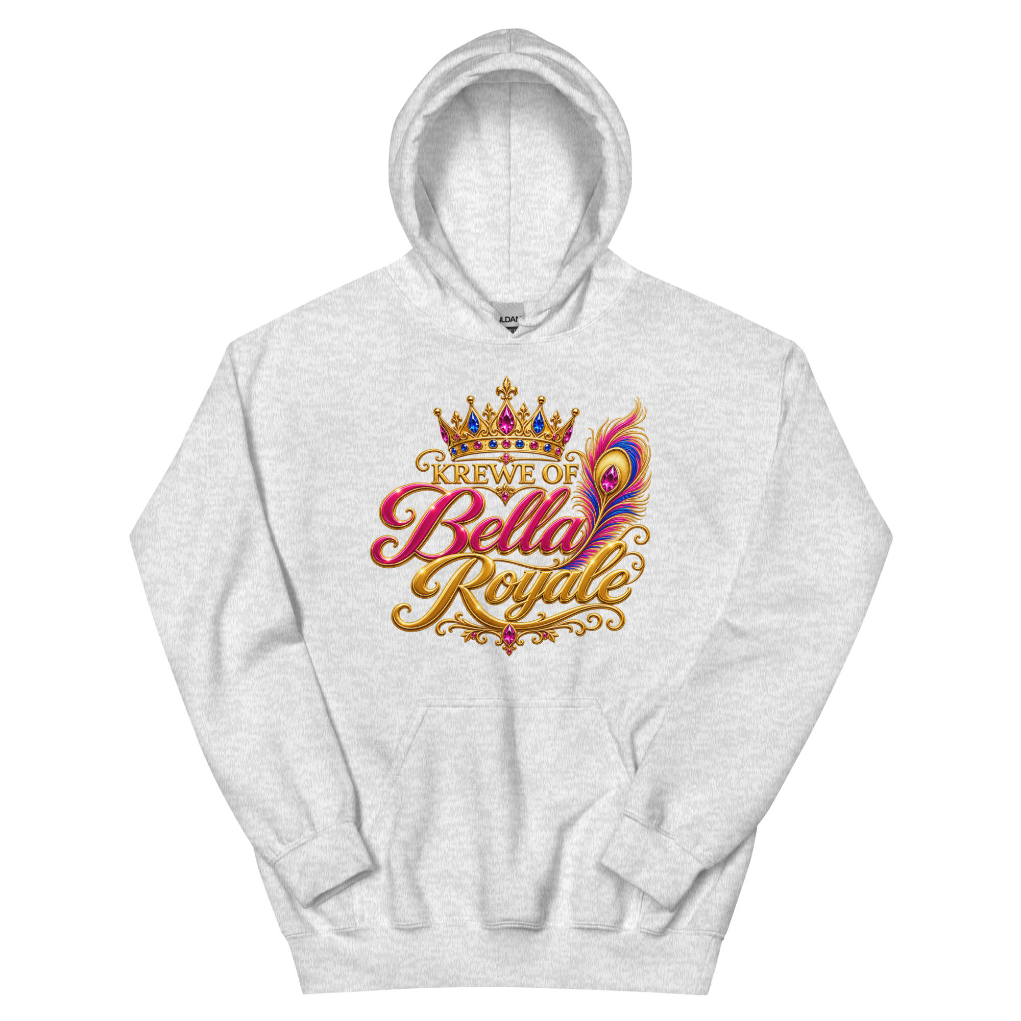 Crown and Feather Hoodie
