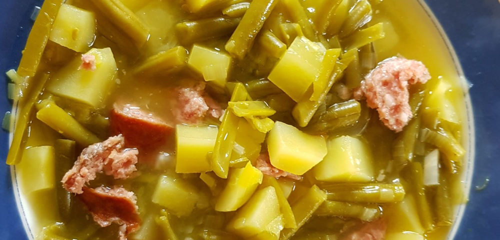 Schnippelbohneneintopf Schnippelbohneneintopf