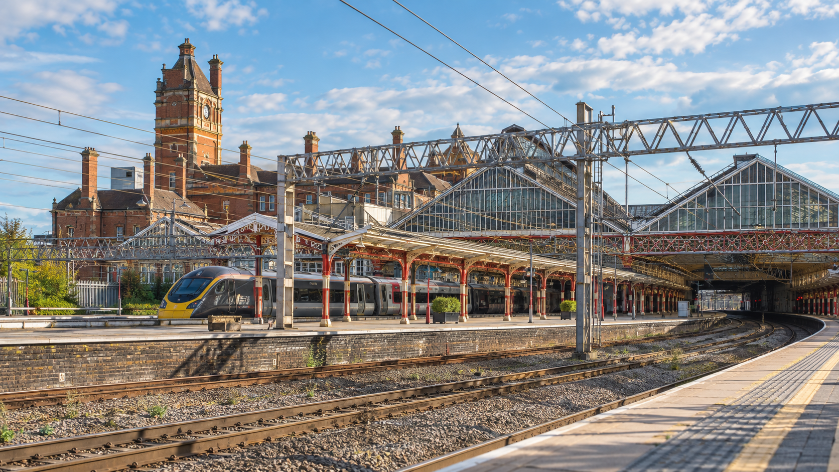 Crewe railway station and railway heritage representing spray cork insulation services in Crewe