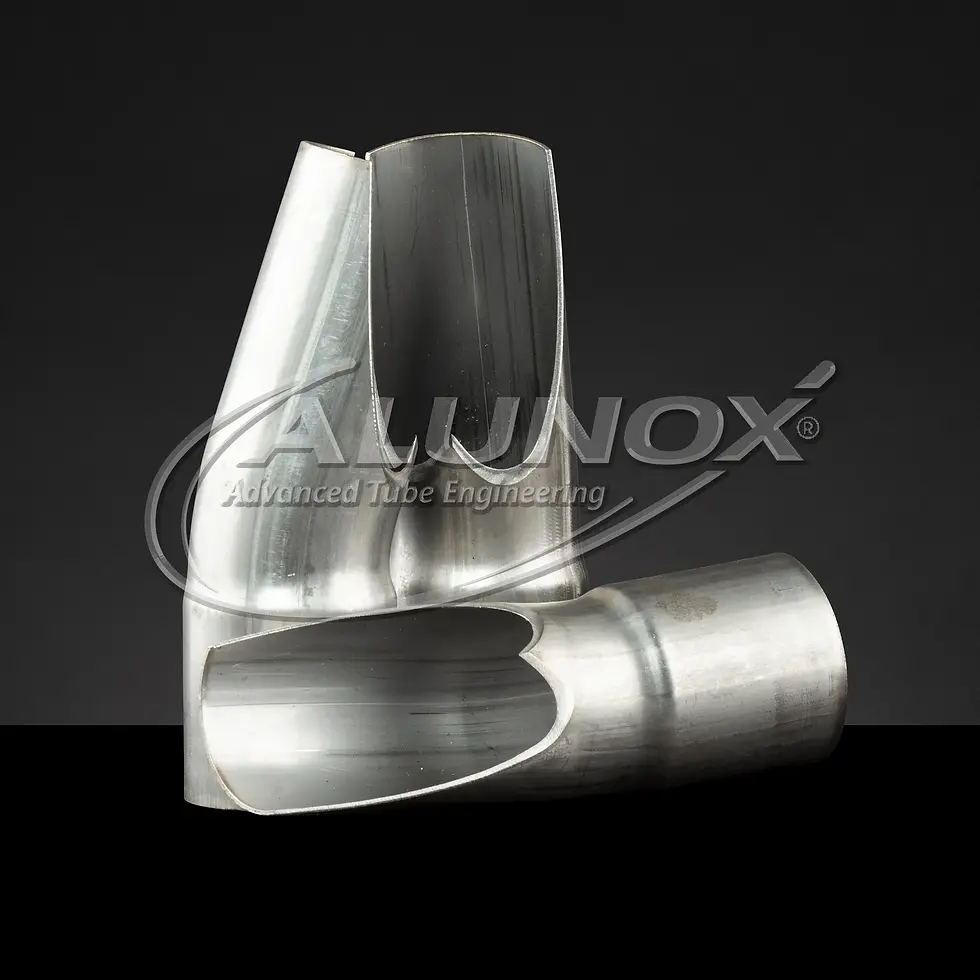 Thumbnail: Cut & Swaged Collector Bends 1.2mm Wall 16° 304 Stainless Steel