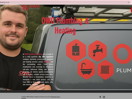 Welcome to Our New Website – OWO Plumbing & Heating, Wrexham