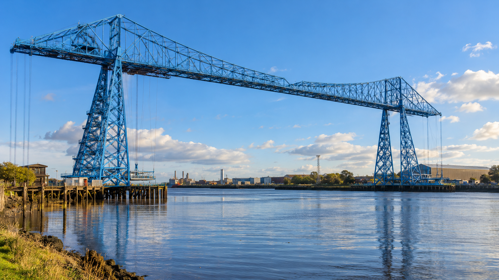 Tees Transporter Bridge representing spray cork insulation services in Middlesbrough