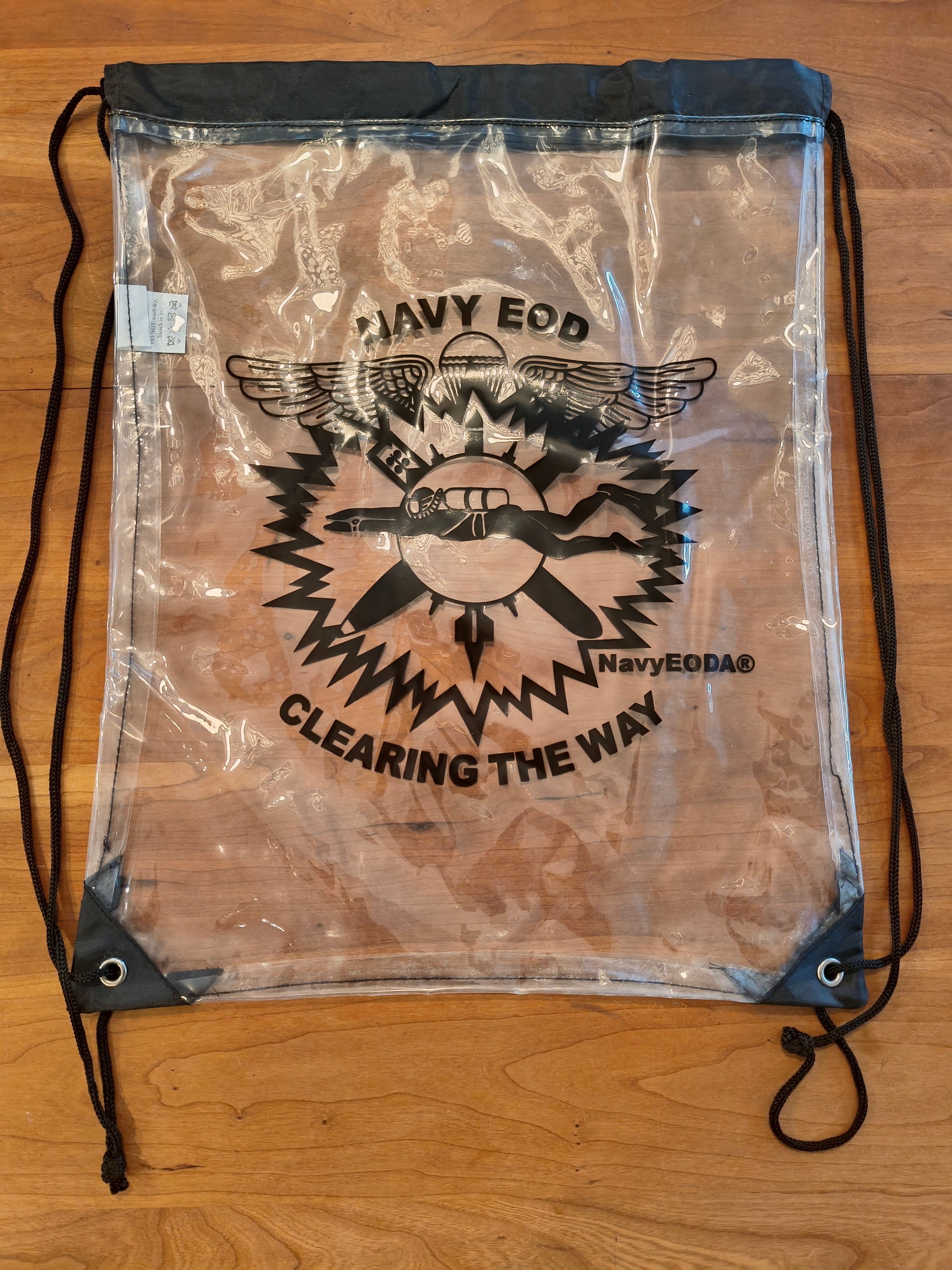 NEODA Clear Drawstring Backpack