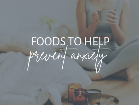 Anxiety-Reducing Foods