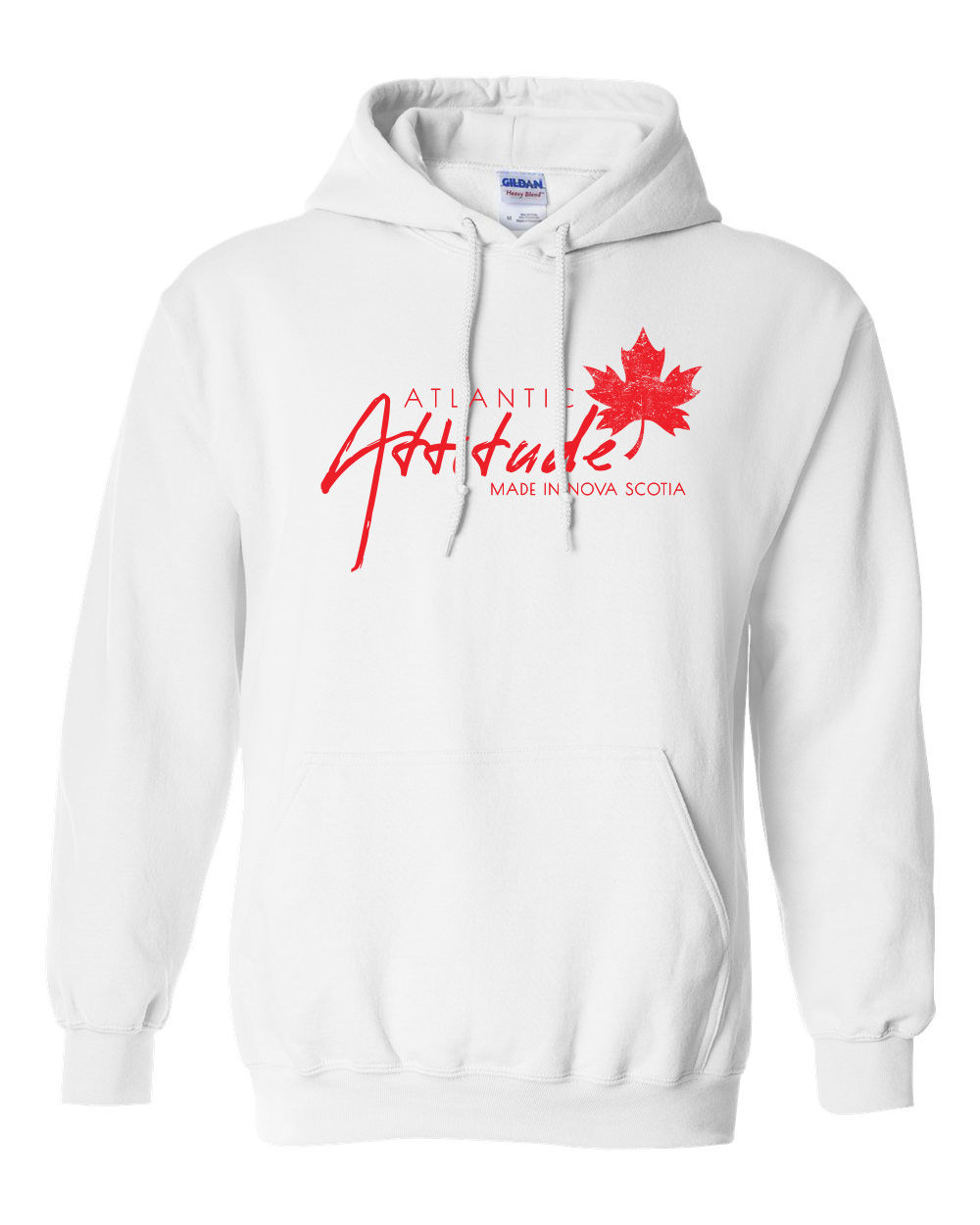 White - Atlantic Attitude Sweater - Red