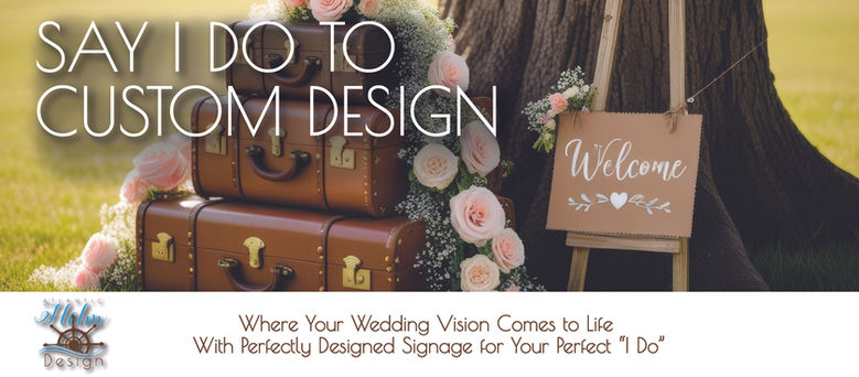 Atlantic Helm Design | Wedding Custom Sign