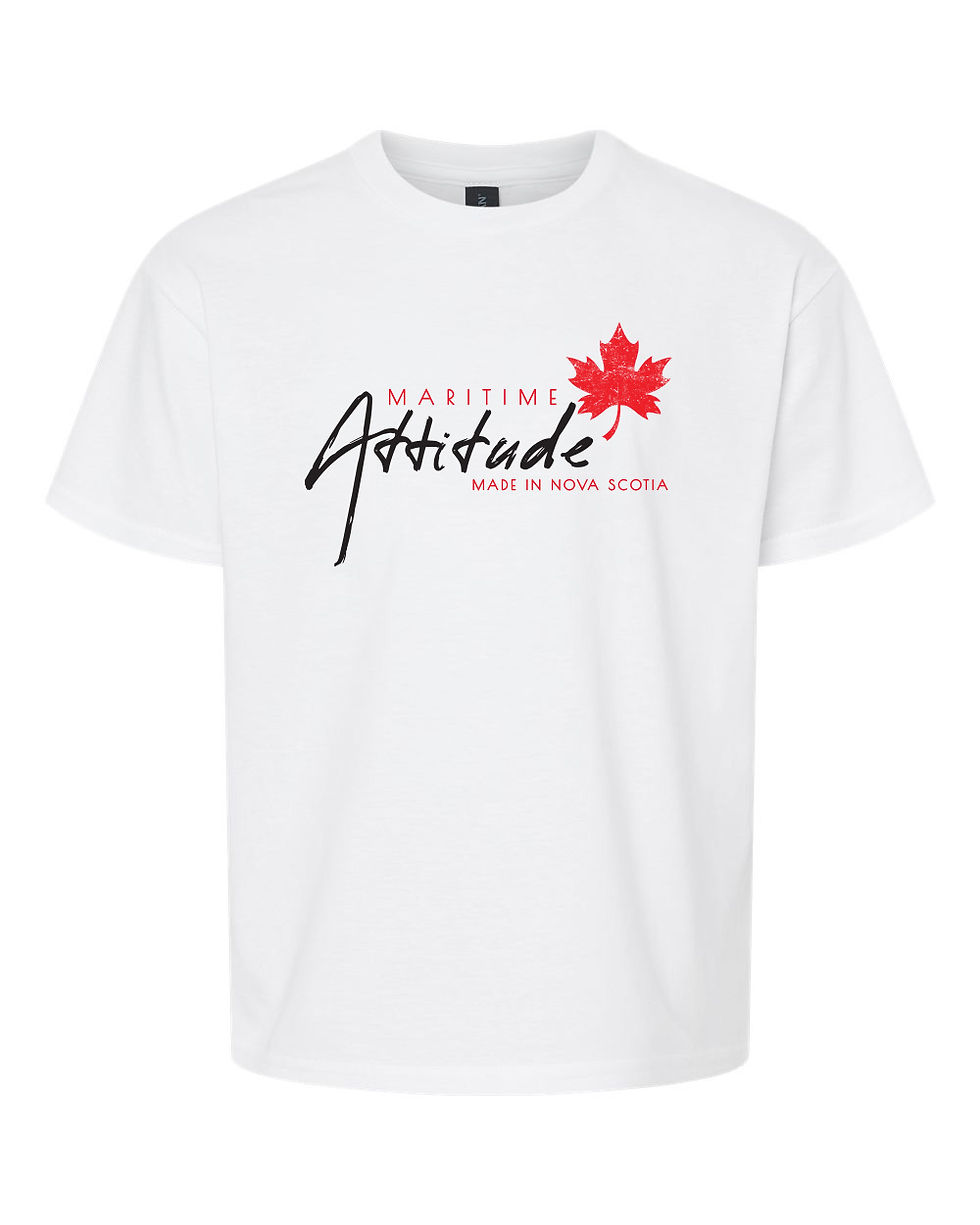 Youth Maritime Attitude Soft T-Shirts -White