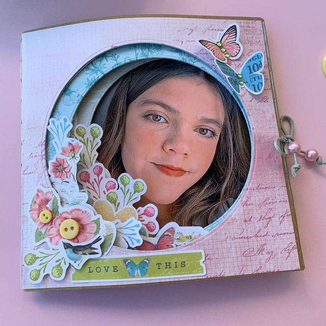 Cartão mini álbum - Love