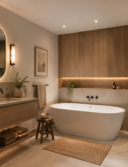 Interior Bathroom Design of a Residential Dwelling in Oxford