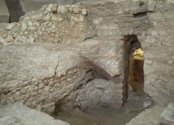 The 1st century house excavated by Ken Dark and his team in Nazareth.