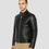Miniature : BLOUSON MOTARD CUIR SCHOTT HOMME LCMEMPHIS25 NOIR