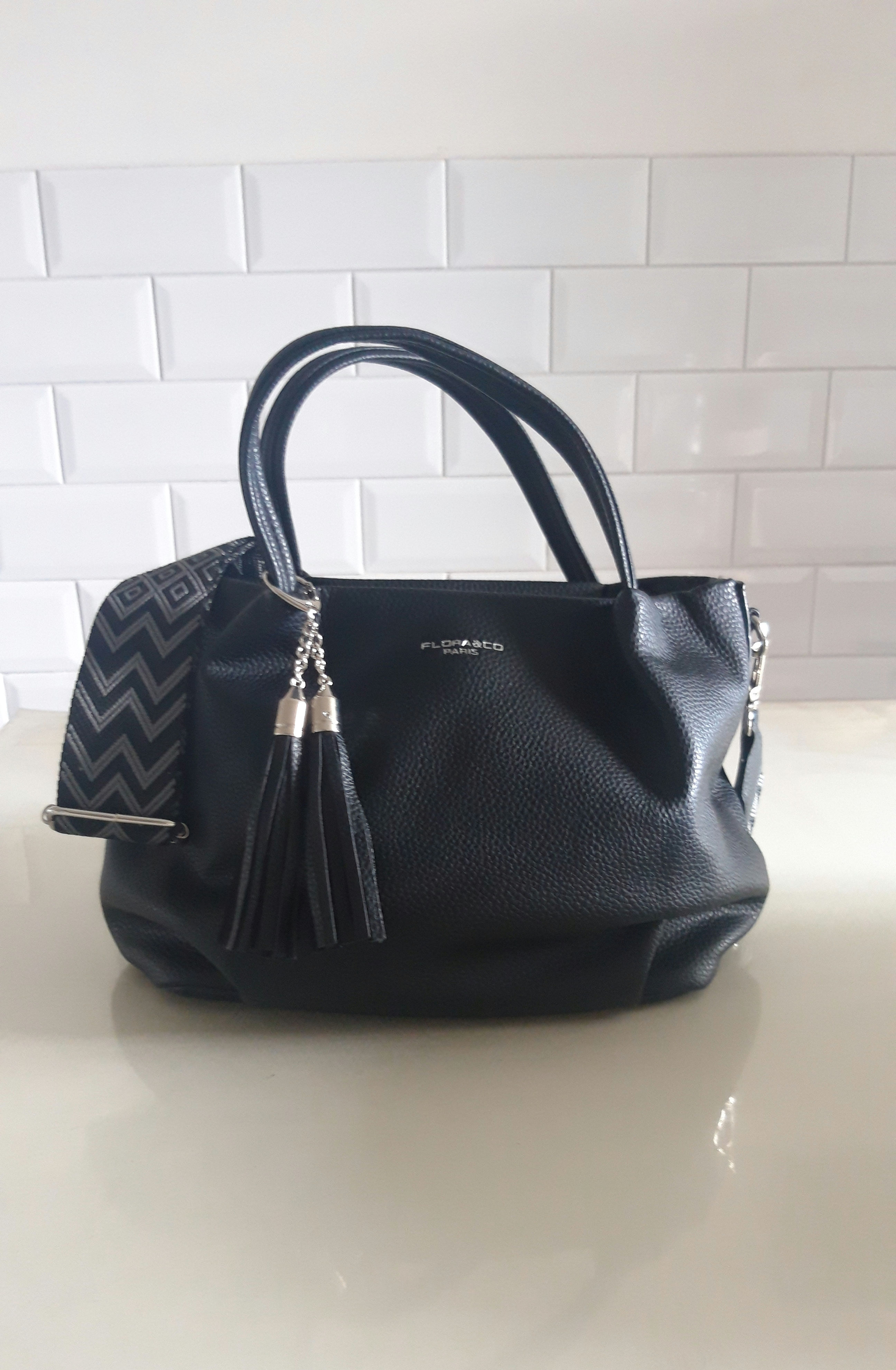 SAC A MAIN FLORA&CO F2583 - Couleur NOIR