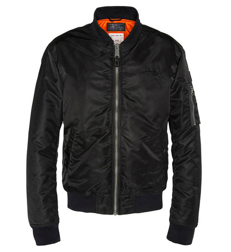 BLOUSON BOMBERS SCHOTT HOMME AIRFORCE1 NOIR | Atoutmark