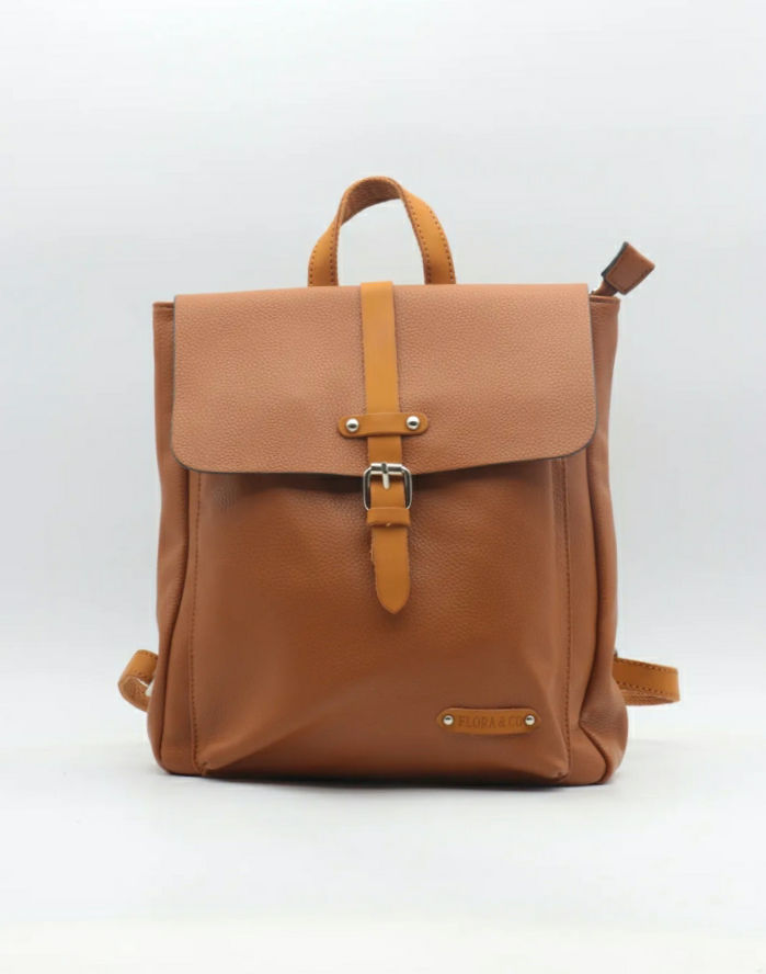 SAC A DOS FLORA&CO H6730 - Couleur CAMEL