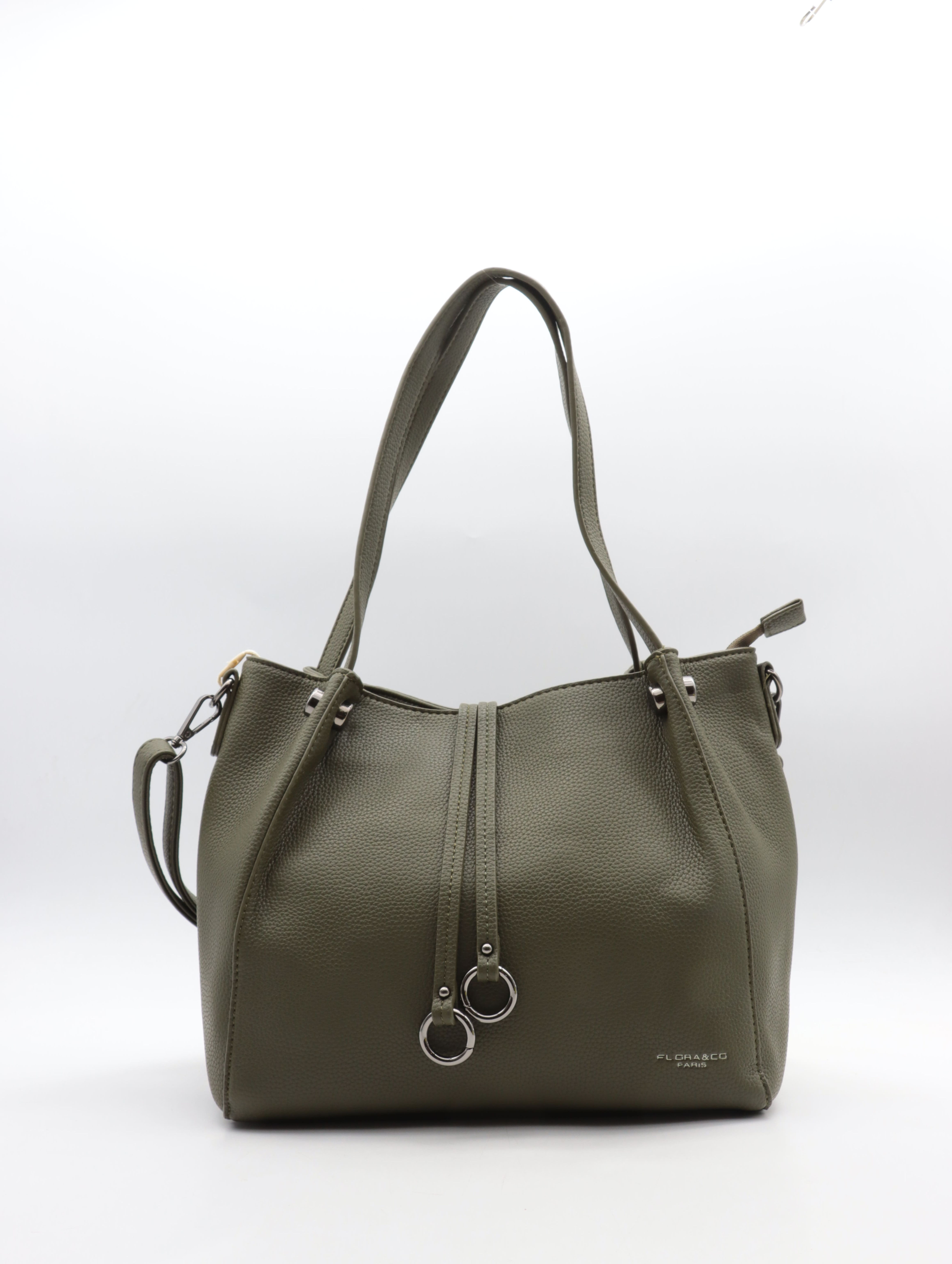 SAC A MAIN FLORA&CO F5679 - Couleur KAKI