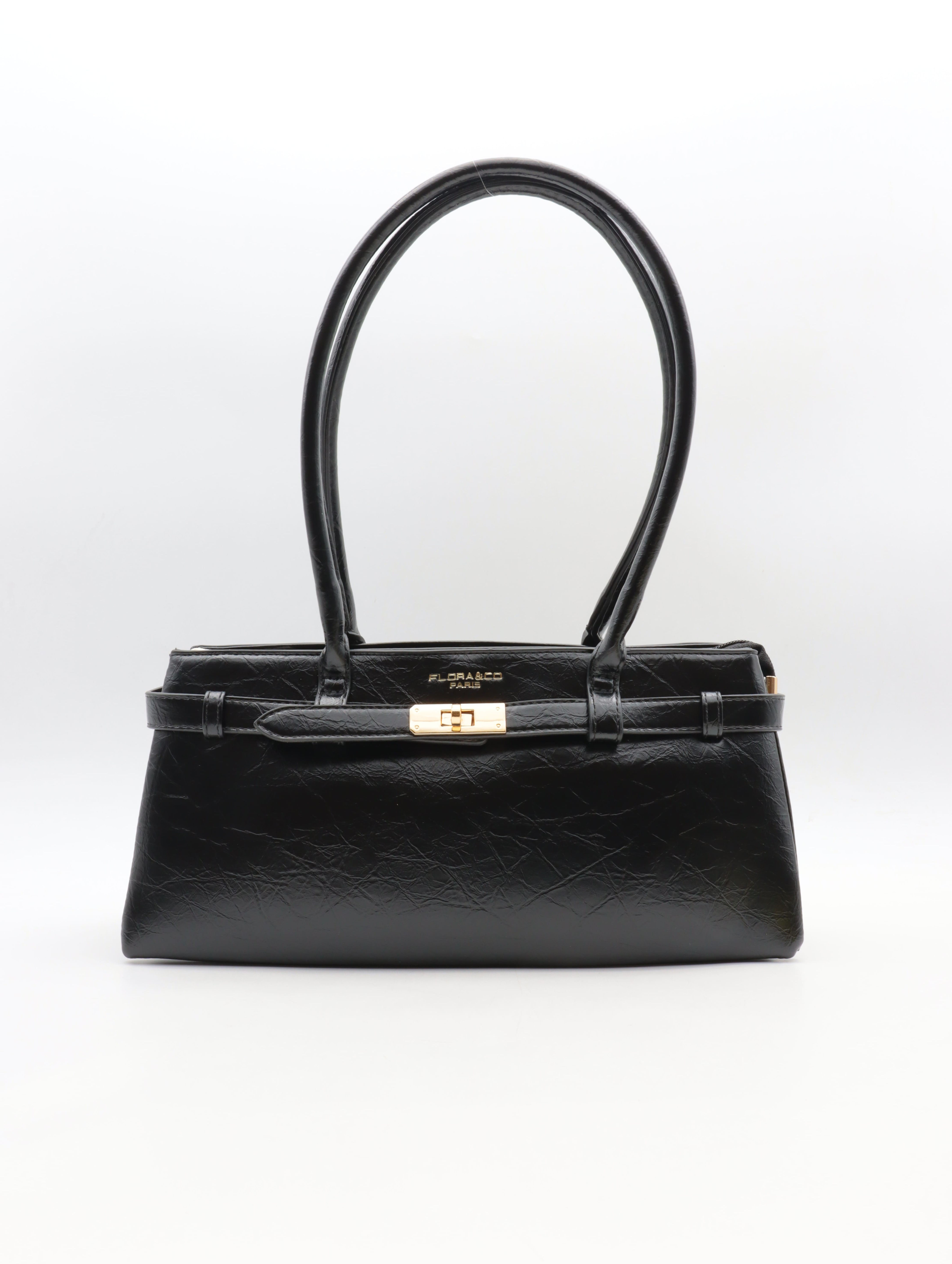 SAC A MAIN FLORA&CO F9942 - Couleur NOIR