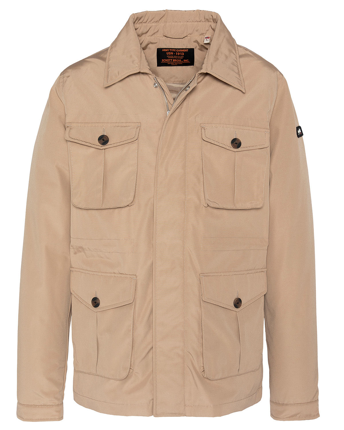PARKA MILITAIRE SCHOTT HOMME SAHARA25 BEIGE
