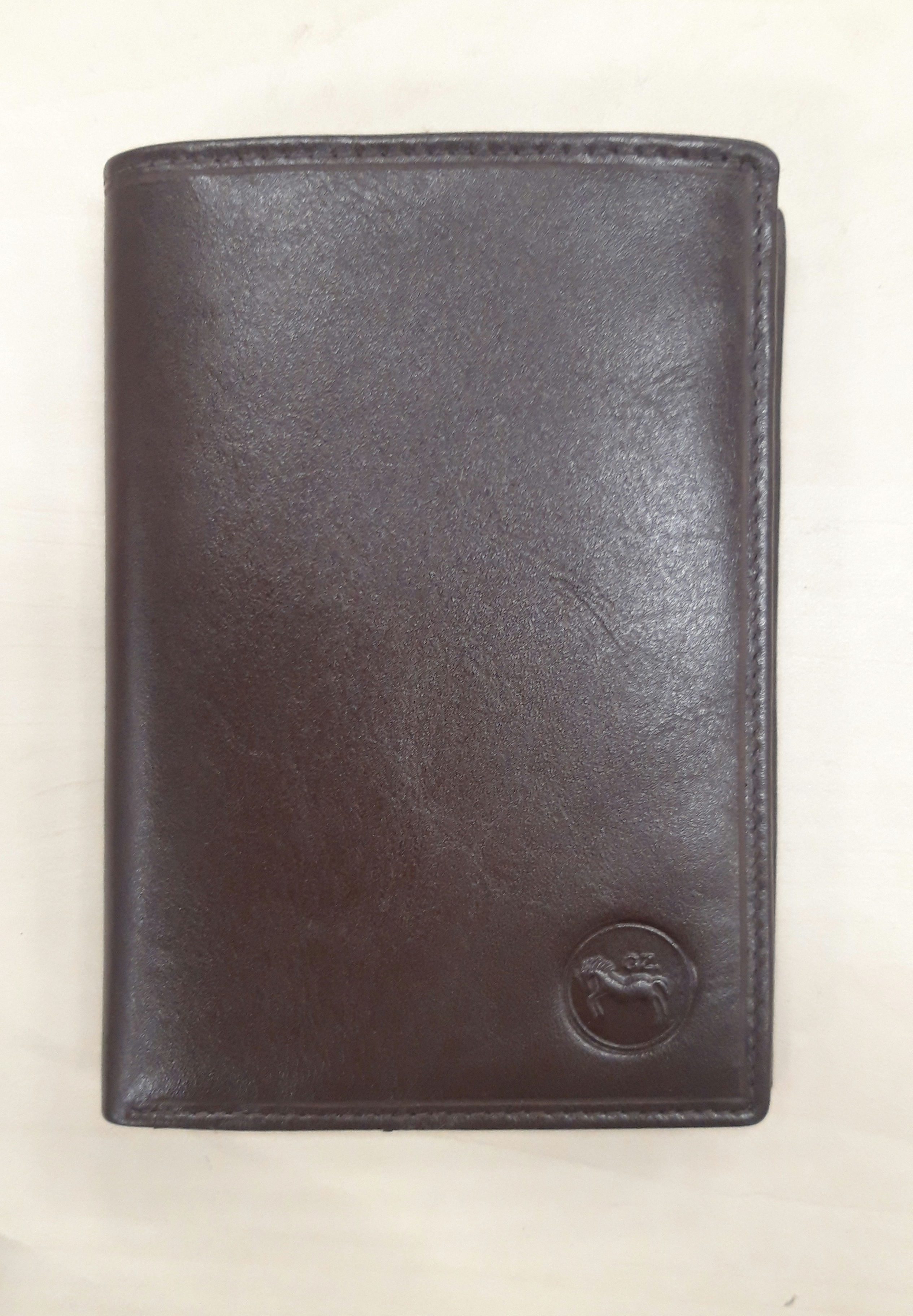 GRAND PORTEFEUILLE EN CUIR ANTI-PIRATAGE - Couleur MARRON