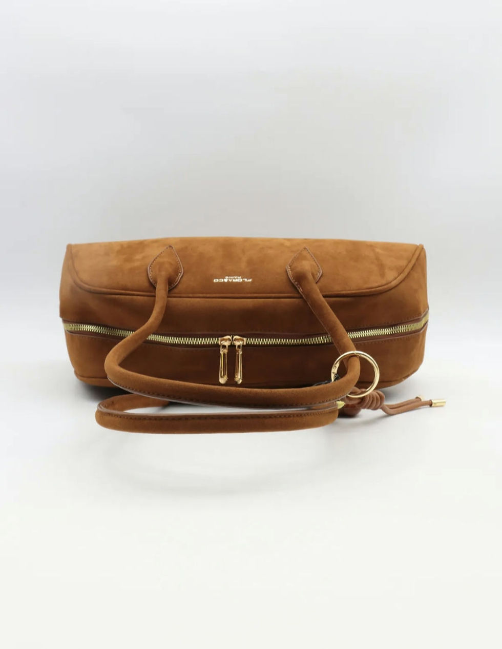Miniature : GRAND SAC A MAIN DAIM FLORA&CO F7573 - Couleur CAMEL 