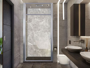 Modern Bathroom at The Arch, Brooklyn Condo