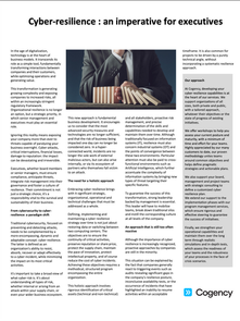 Our article in Bilan magazine "Cyber-resilience: an imperative for executives"