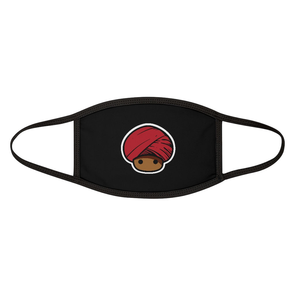 Mushroom Logo | Mixed-Fabric Face Mask