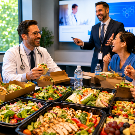 Pharmaceutical Rep Catering in NJ: What to Order for a Successful Lunch & Learn