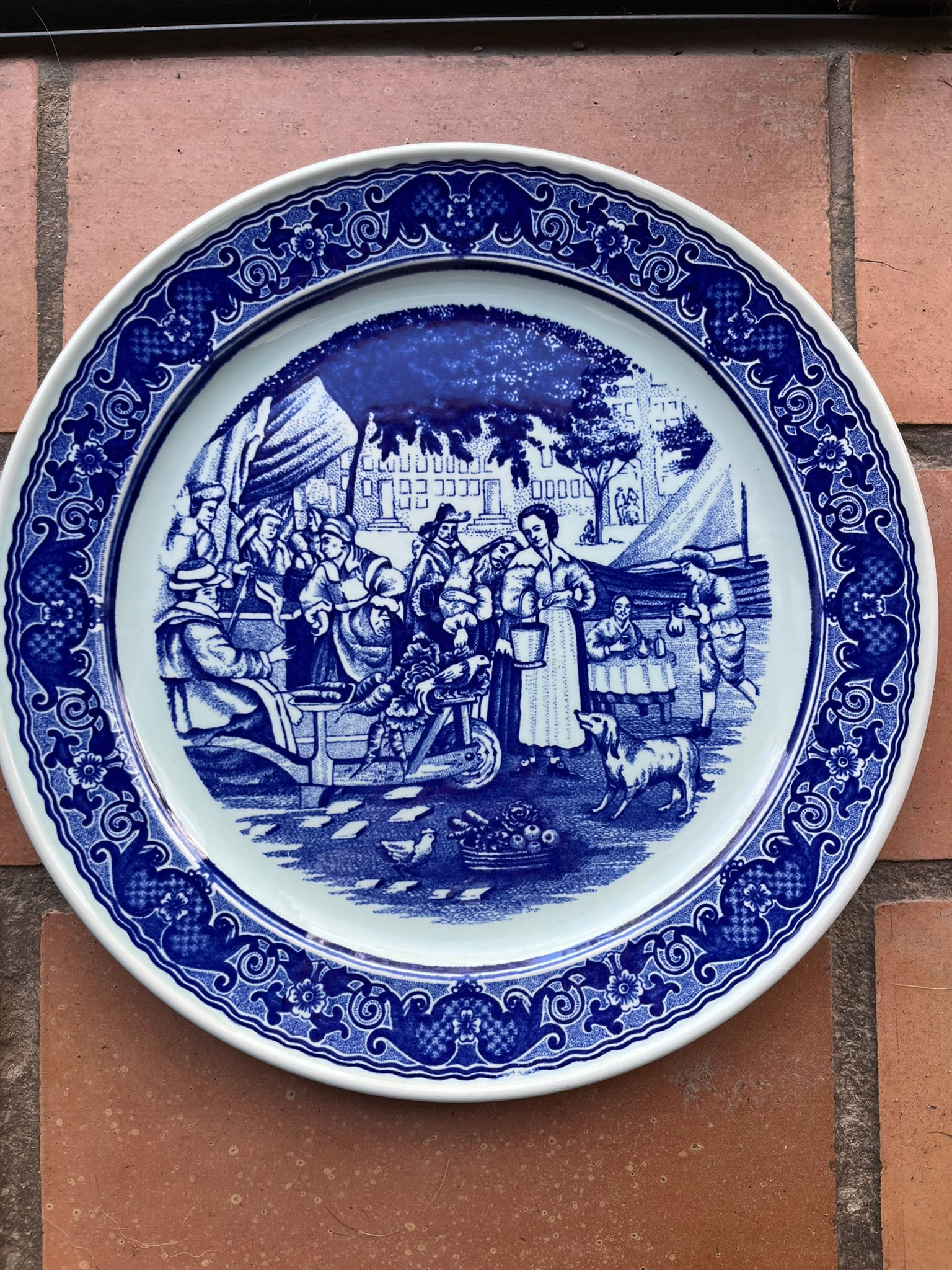 Delfts Decorative Plate - Village