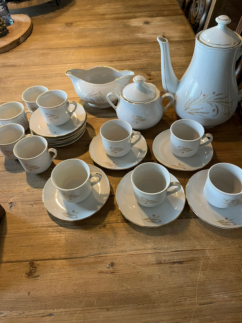 Vintage Titov Veles Porcelain Tea Set
