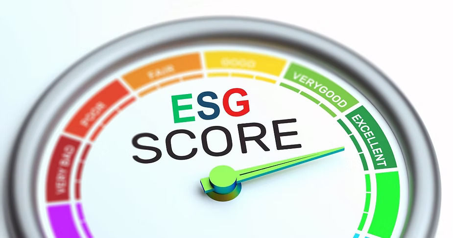 ESG score performance measurement meter
