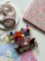 Pince à cheveux fleurs séchées personnalisée accessoire cheveux artisanal bohème
