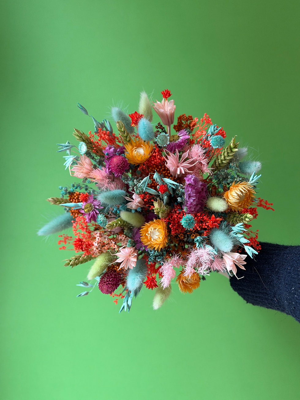 création artisanale bouquet fleurs séchées vitaminées