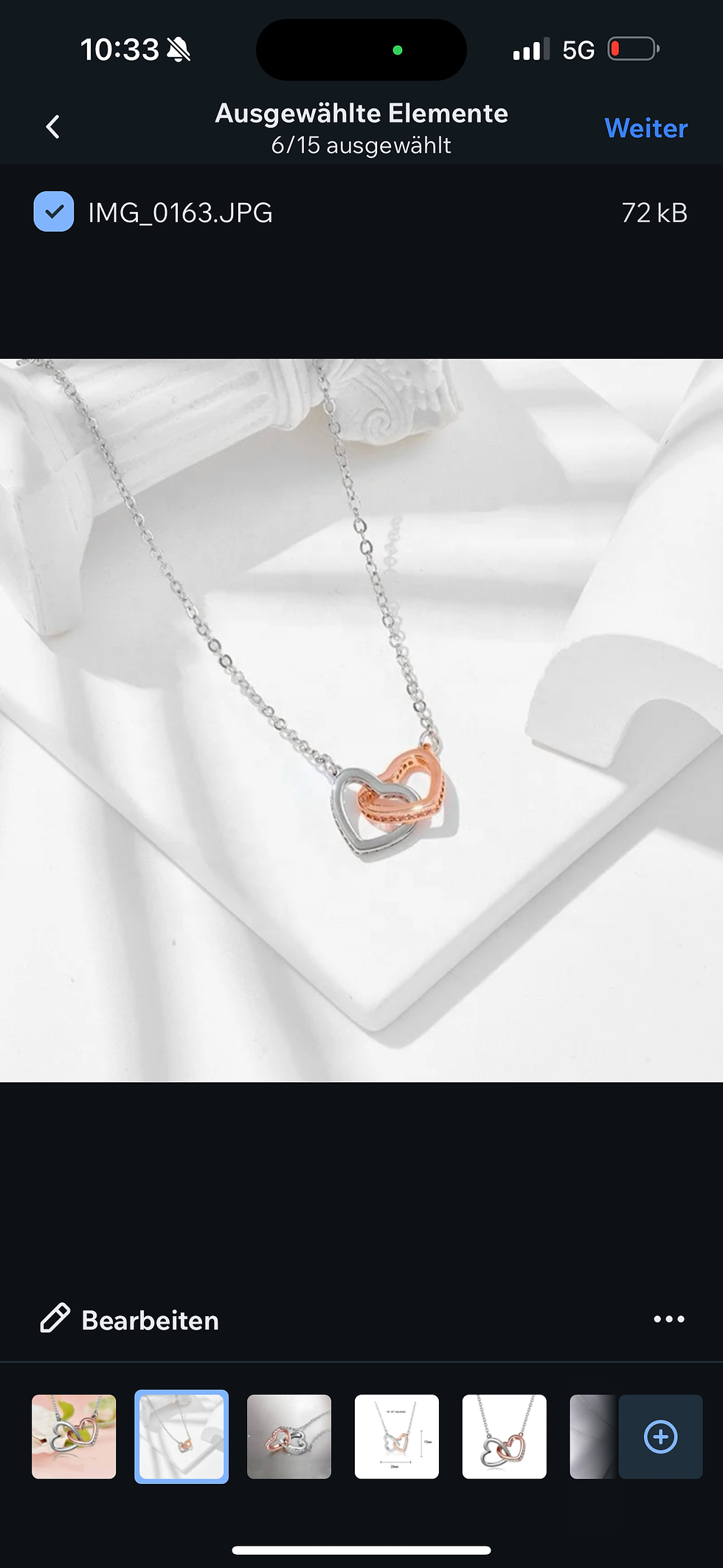 Miniature : Collier « Marlène »