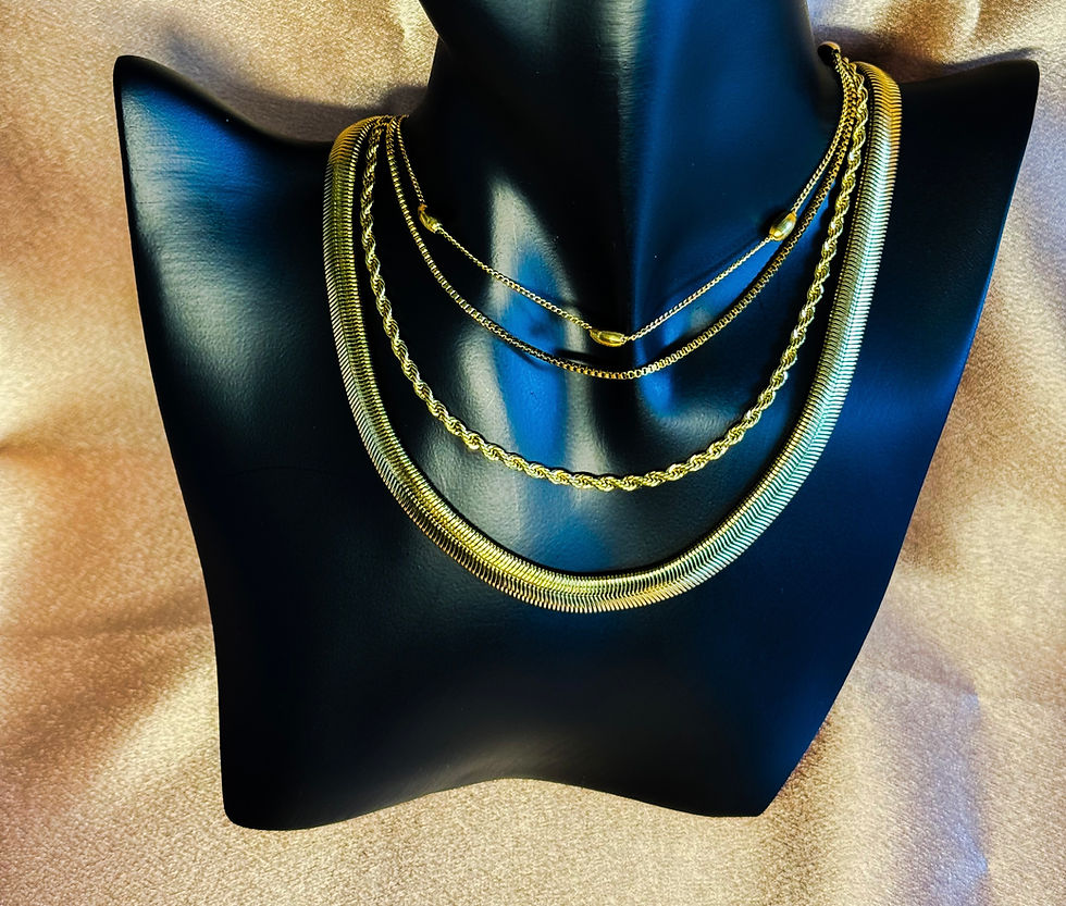 Miniature : Dicke Schlangen Kette layering