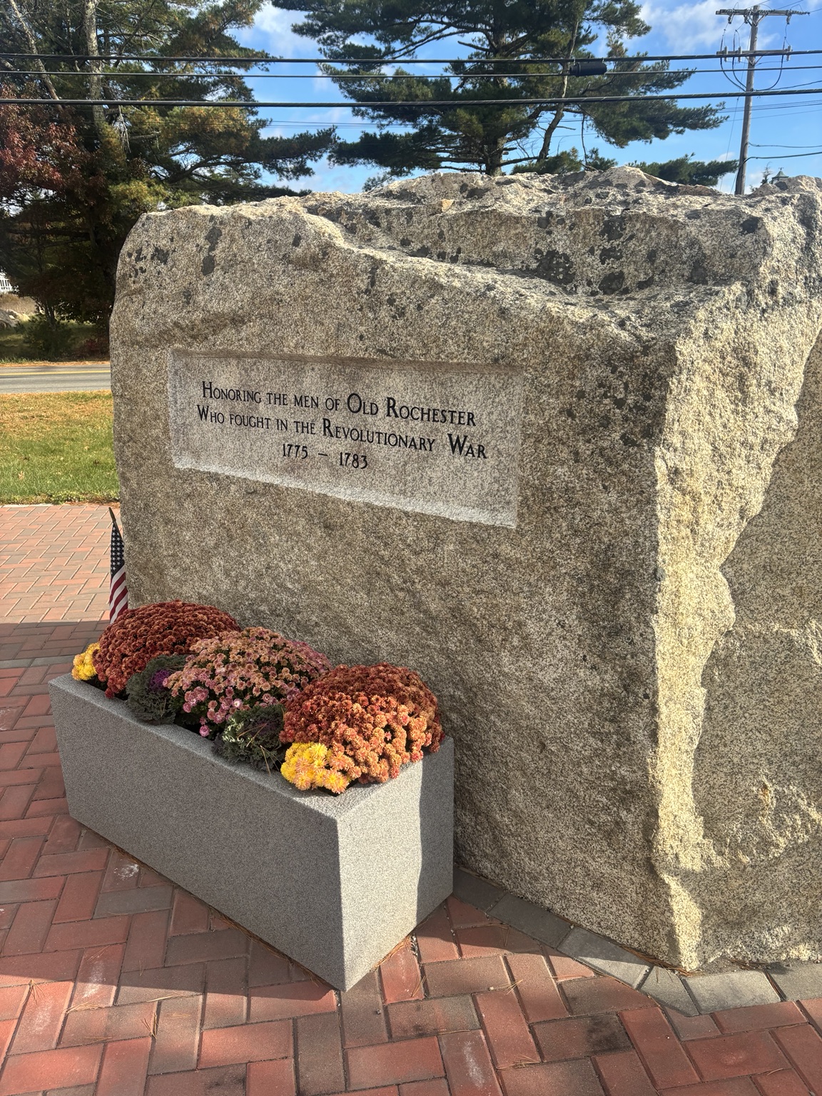 Old Rochester Revolutionary War memorial