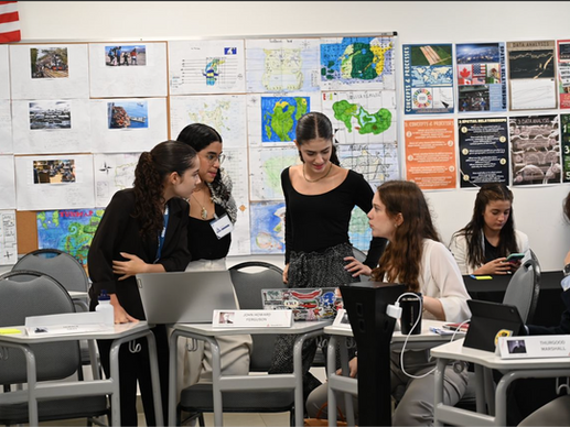 It’s her first time in MUN but she's already shining in the conference