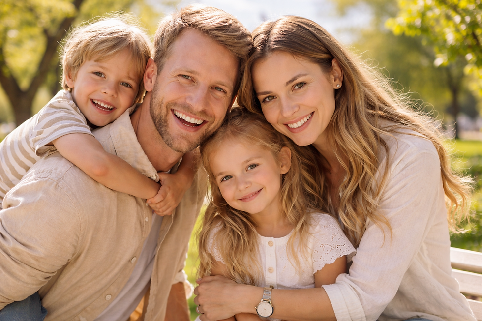 faith-based parenting family relationship parents and children outdoors