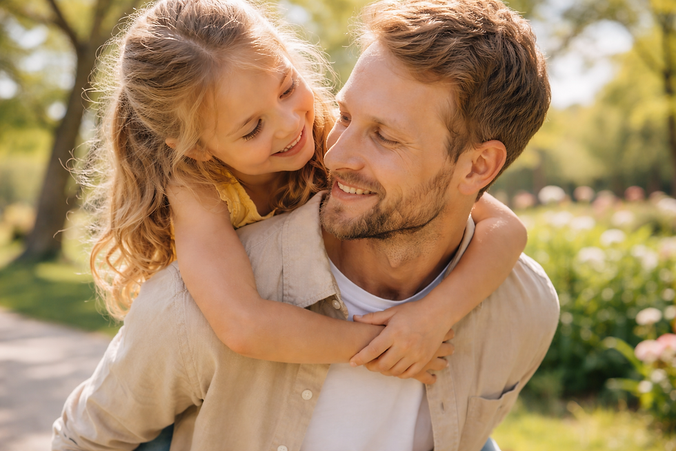 father and child relationship faith-based parenting family love and trust